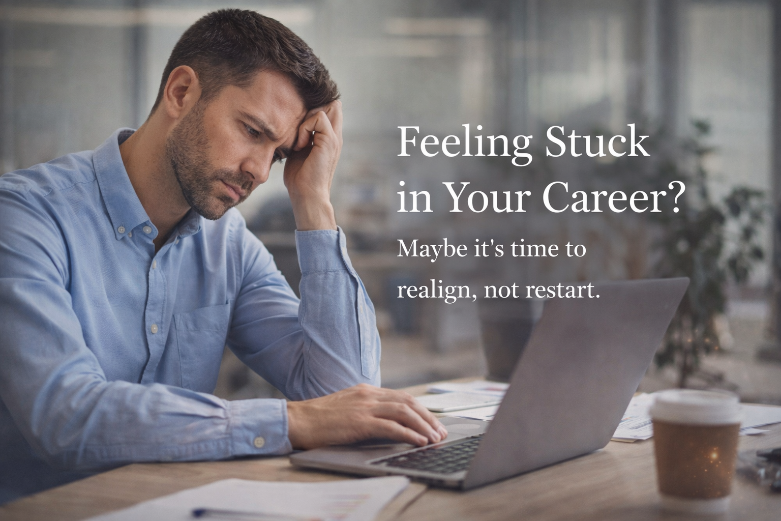 Feeling Stuck in Your Career? Maybe It’s Time to Realign, Not Restart 💼